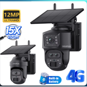 Cámara de Seguridad 4G, 12MP, Solar. No necesita Wifi
